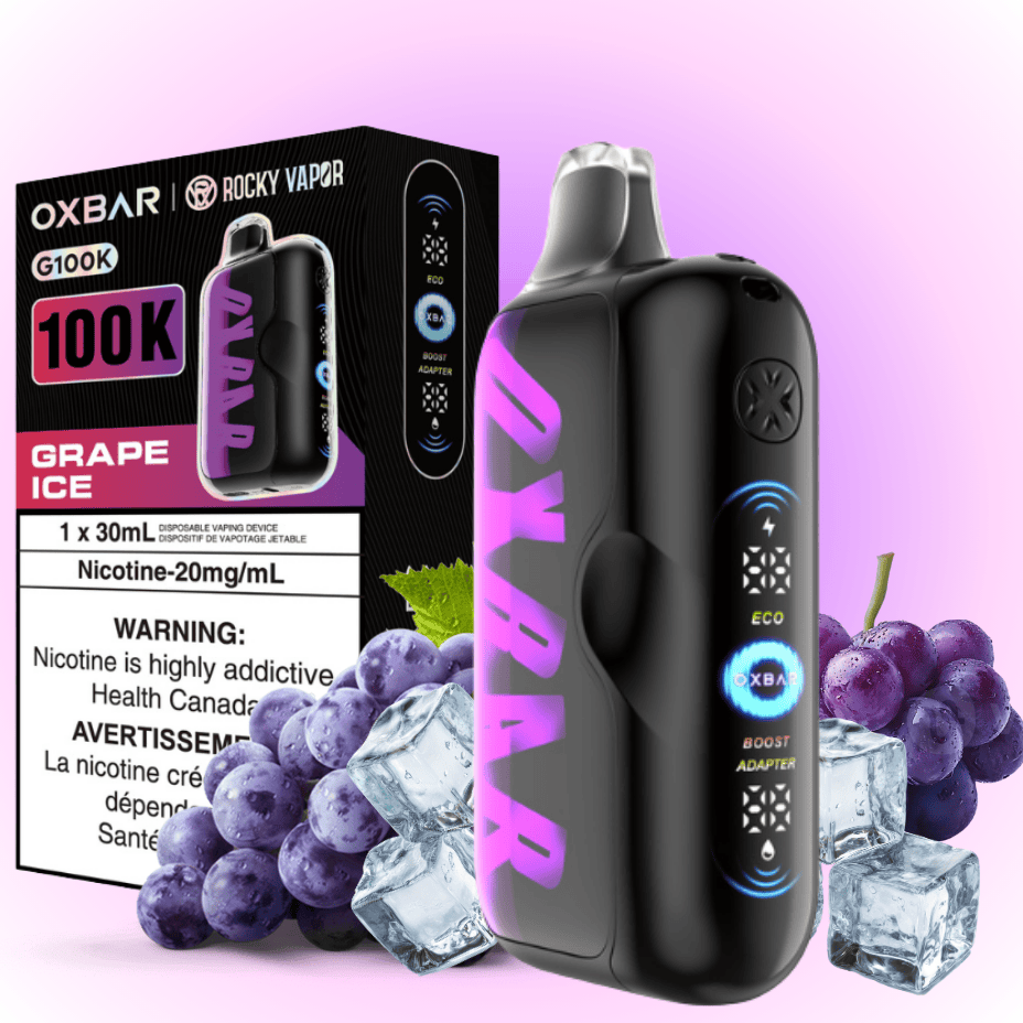Oxbar G100K Disposable Vape – Grape Ice - Image 2