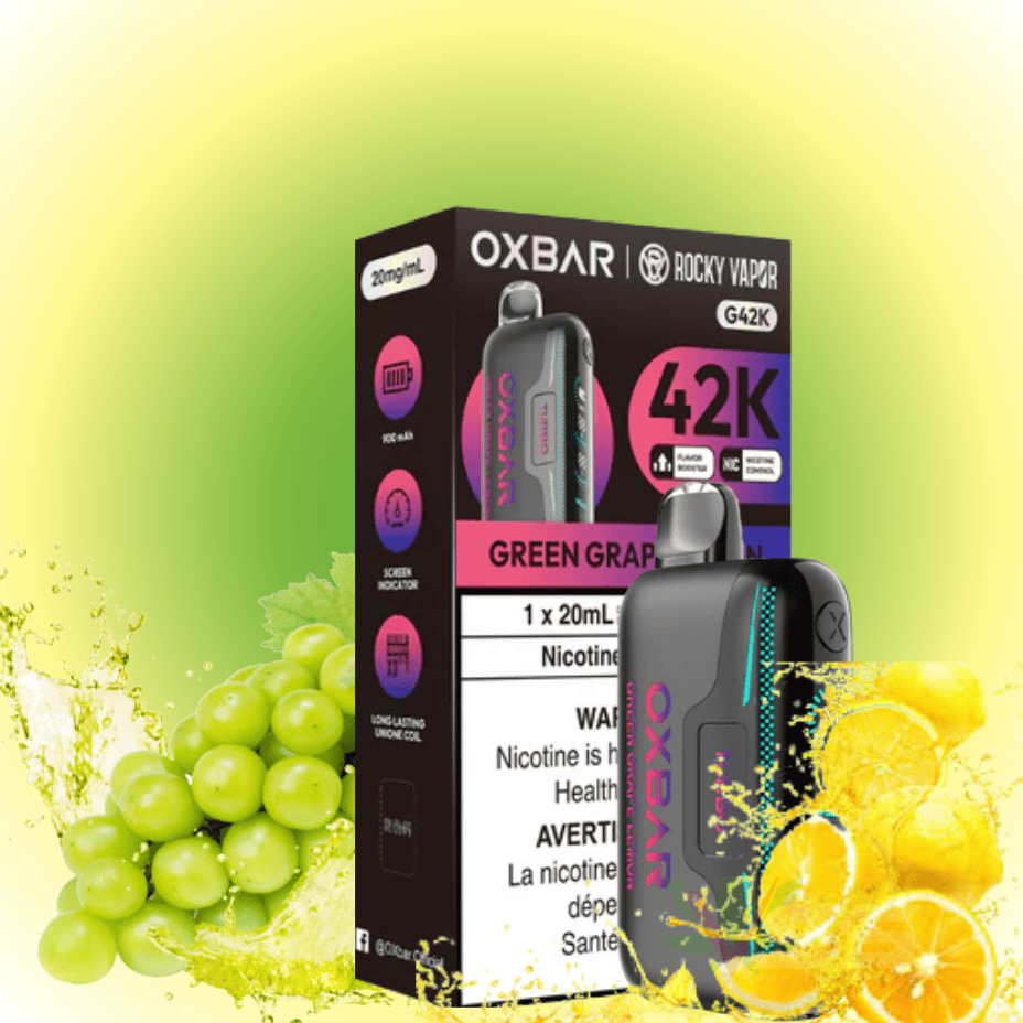 Oxbar G42k Disposable Vape-Green Grape Lemon