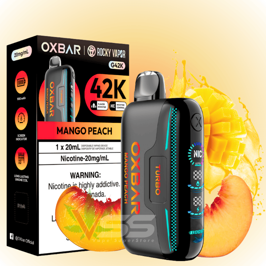 Oxbar G42k Disposable Vape-Mango Peach