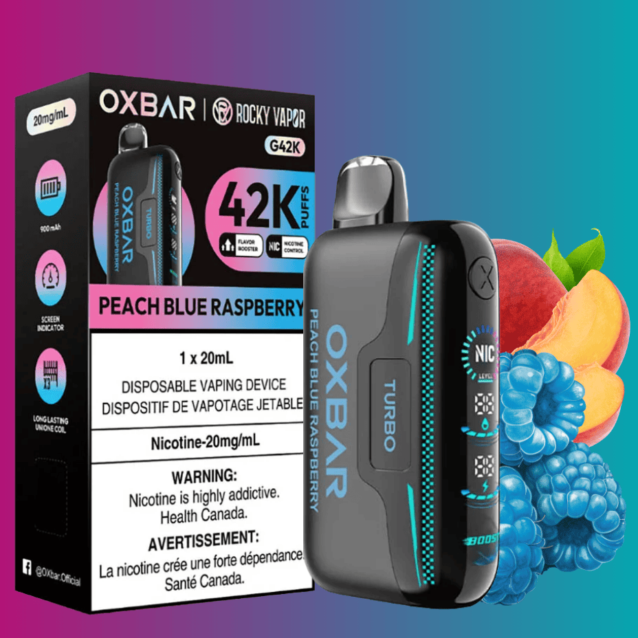 Oxbar G42k Disposable Vape-Peach Blue Raspberry