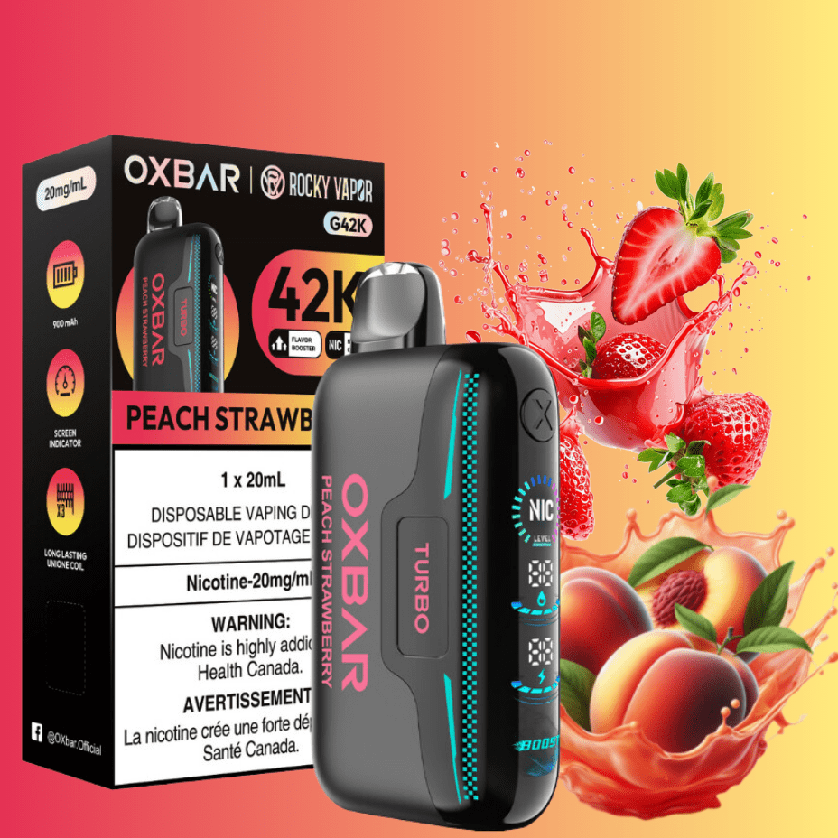 Oxbar G42k Disposable Vape-Peach Strawberry