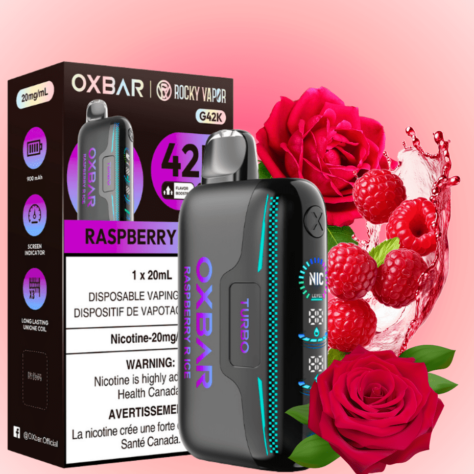 Oxbar G42k Disposable Vape-Raspberry R Ice