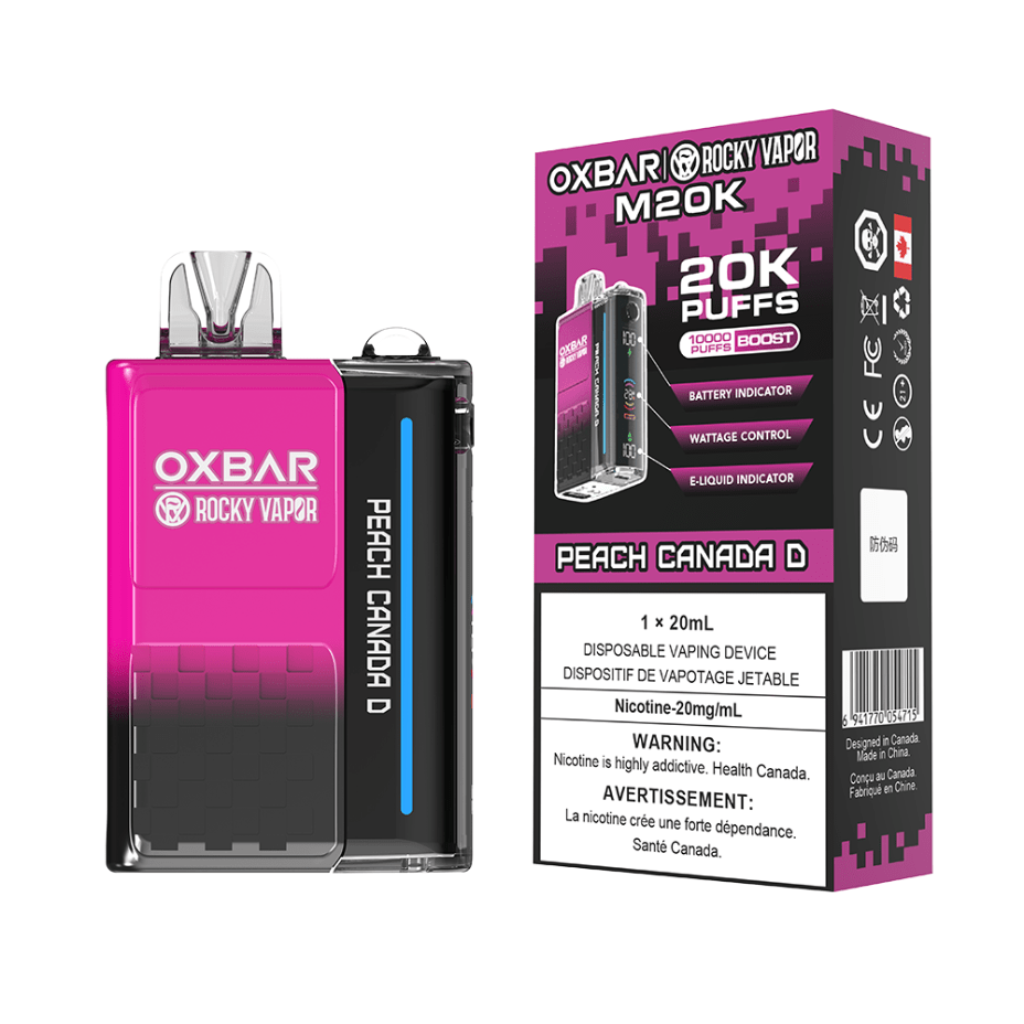 OXBAR M20K Disposable Vape – Peach Canada D - Image 2