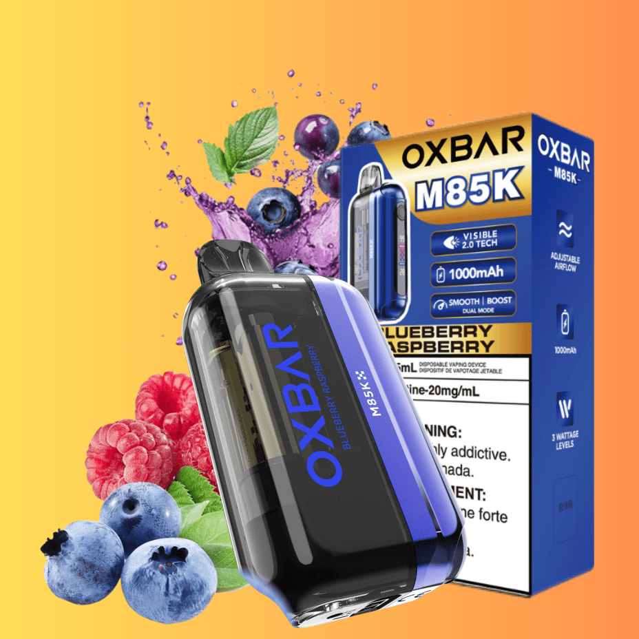 Oxbar M85K Disposable Vape – Blueberry Raspberry