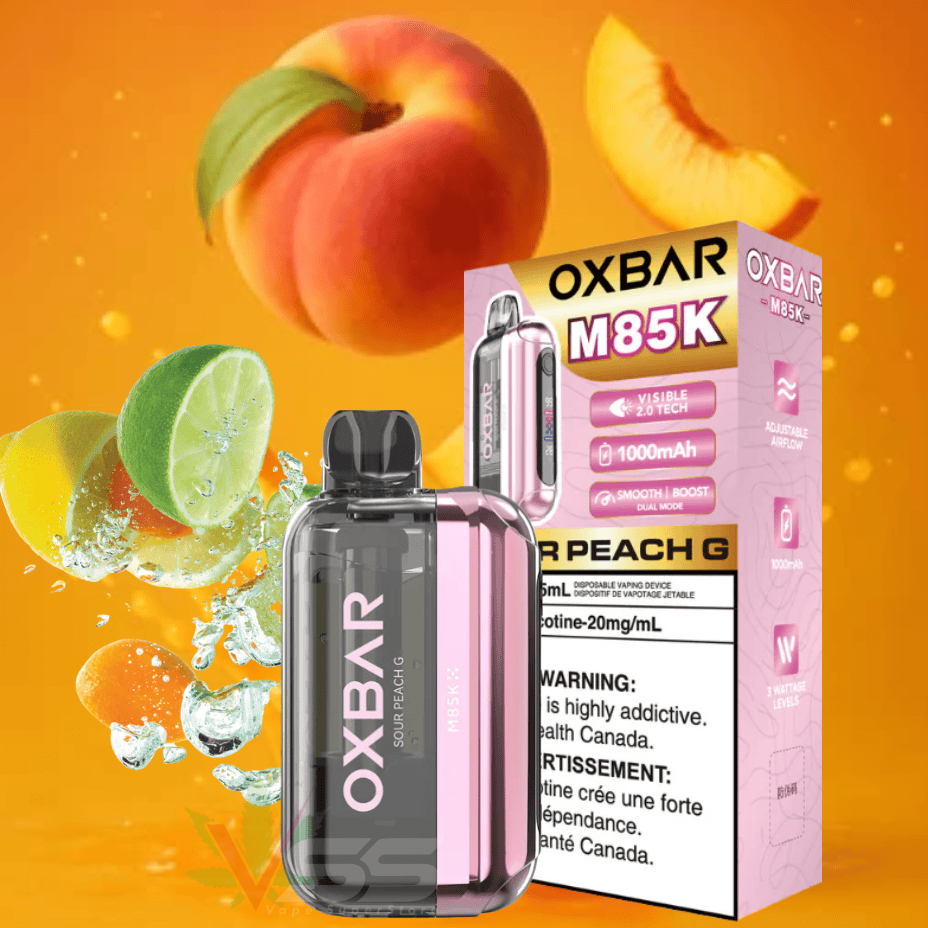 Oxbar M85K Disposable Vape – Sour Peach G