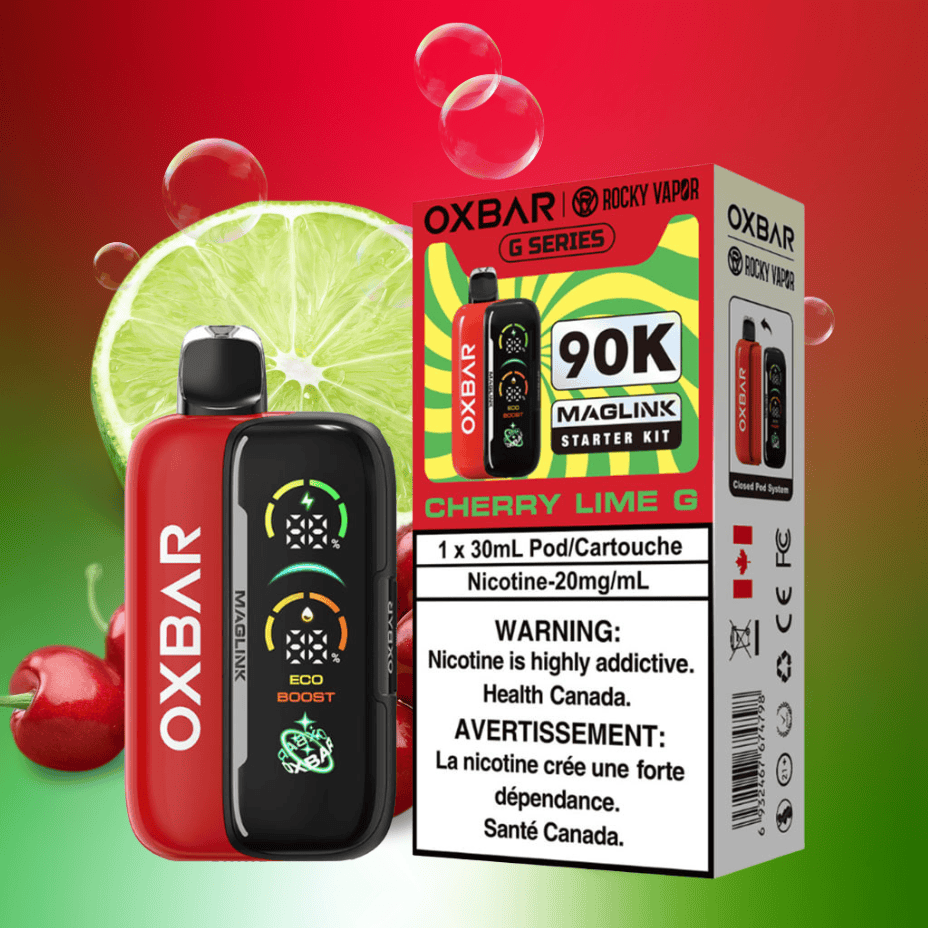 Oxbar Maglink 90K Starter Kit – Cherry Lime G