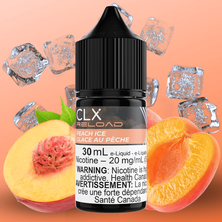 Peach Ice Salt by CLX Reload E-Liquid