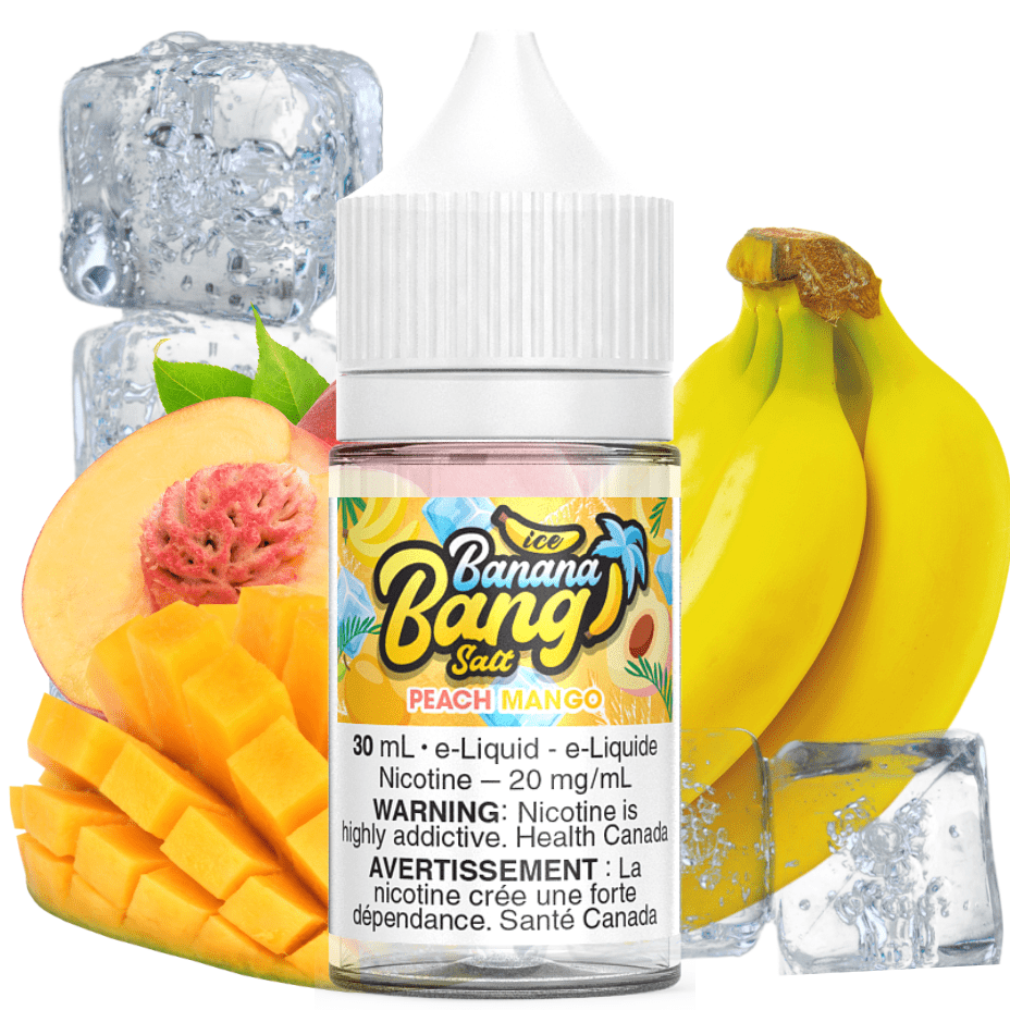Peach Mango Ice Salt by Banana Bang E-Liquid - Image 2