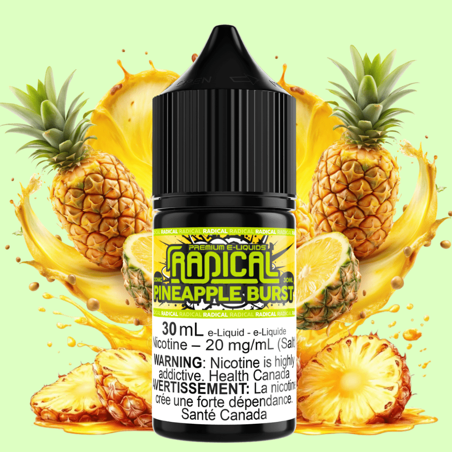 Pineapple Burst Salt Nic by Radical E-liquid - Image 3