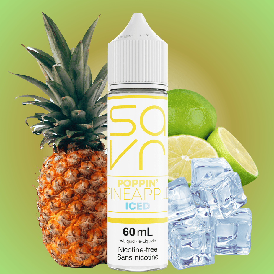 Poppin’ Pineapple Ice by Savr E-Liquid