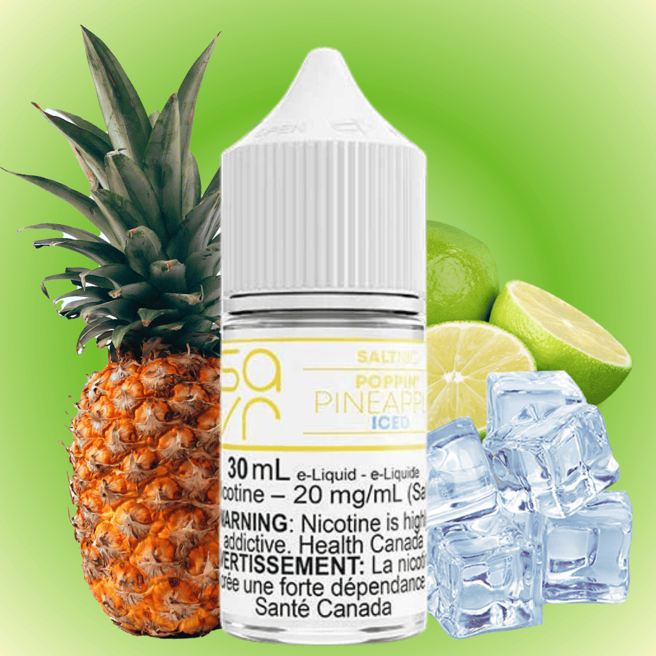 Poppin’ Pineapple Iced Salt by Savr E-Liquid