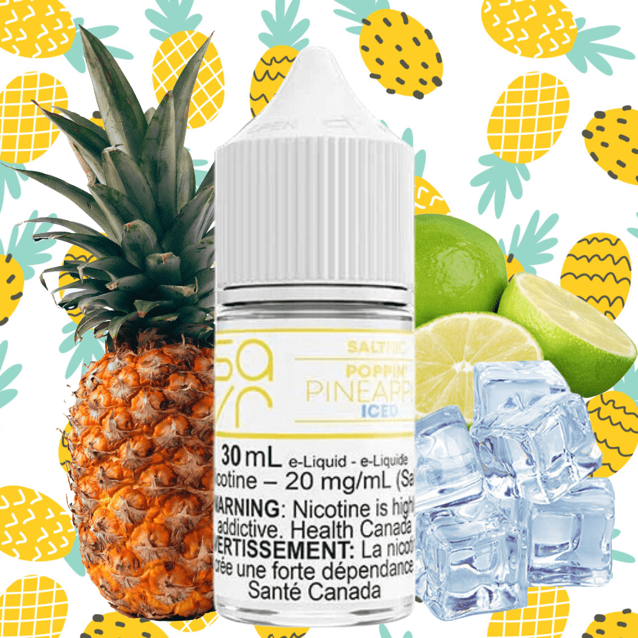 Poppin’ Pineapple Iced Salt by Savr E-Liquid - Image 2