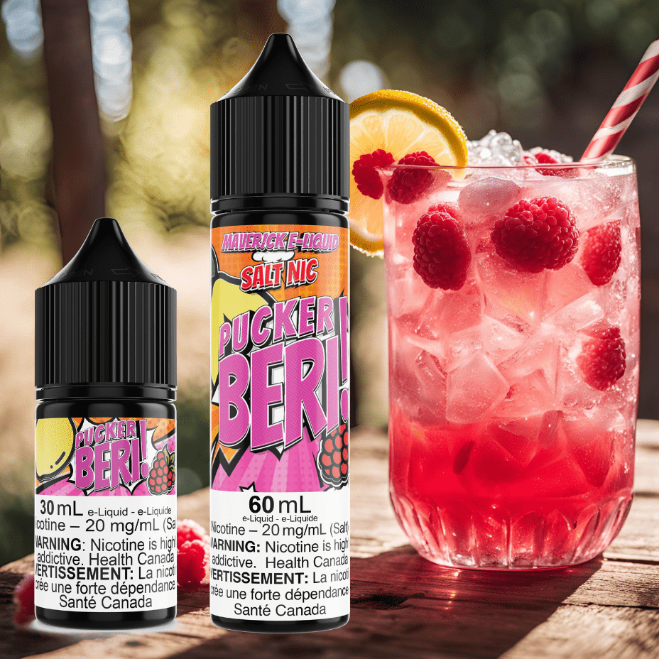 Pucker Beri Salt by Maverick E-Liquid-60mL - Image 3