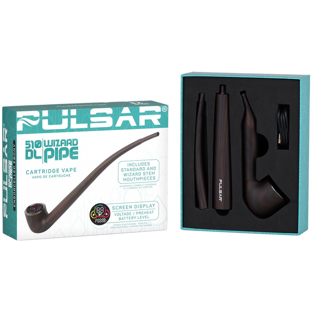 Pulsar – 510 DL Wizard Variable Voltage Cartridge Vape - Image 2