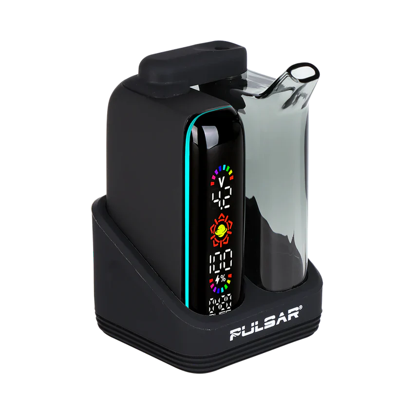 Pulsar – 510 DL 5.0 Bubbler Dab Kit w/ Wax Atomizer – Black - Image 2