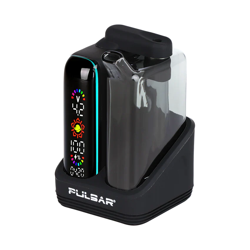 Pulsar – 510 DL 5.0 Bubbler Dab Kit w/ Wax Atomizer – Black - Image 7