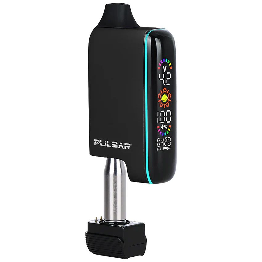 Pulsar – 510 DL 5.0 Bubbler Dab Kit w/ Wax Atomizer – Black - Image 5