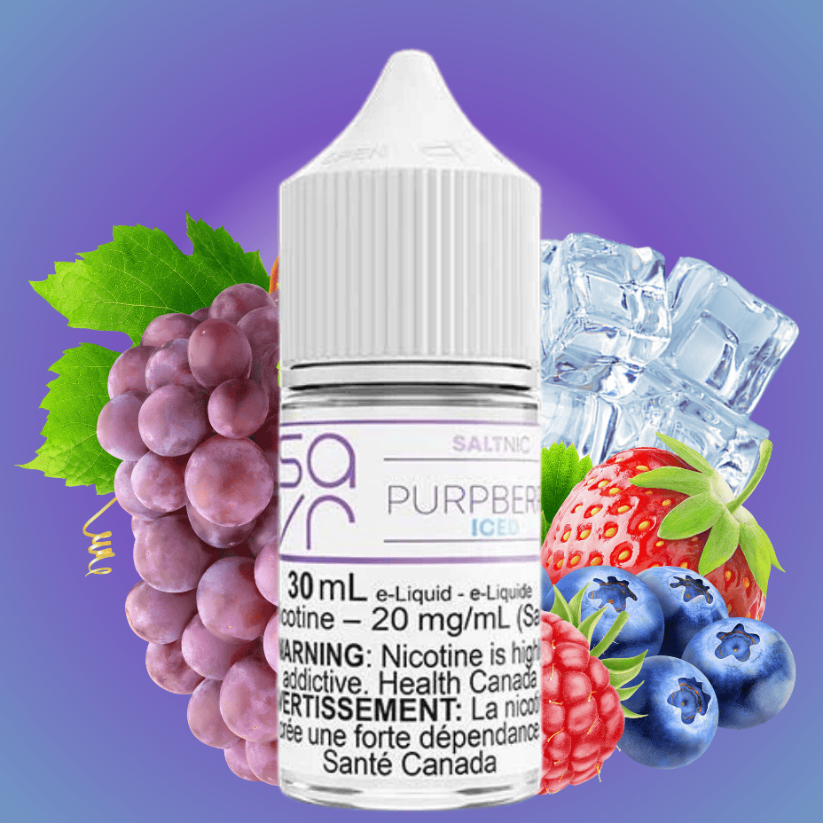 Purpberry Iced Salt by Savr E-Liquid
