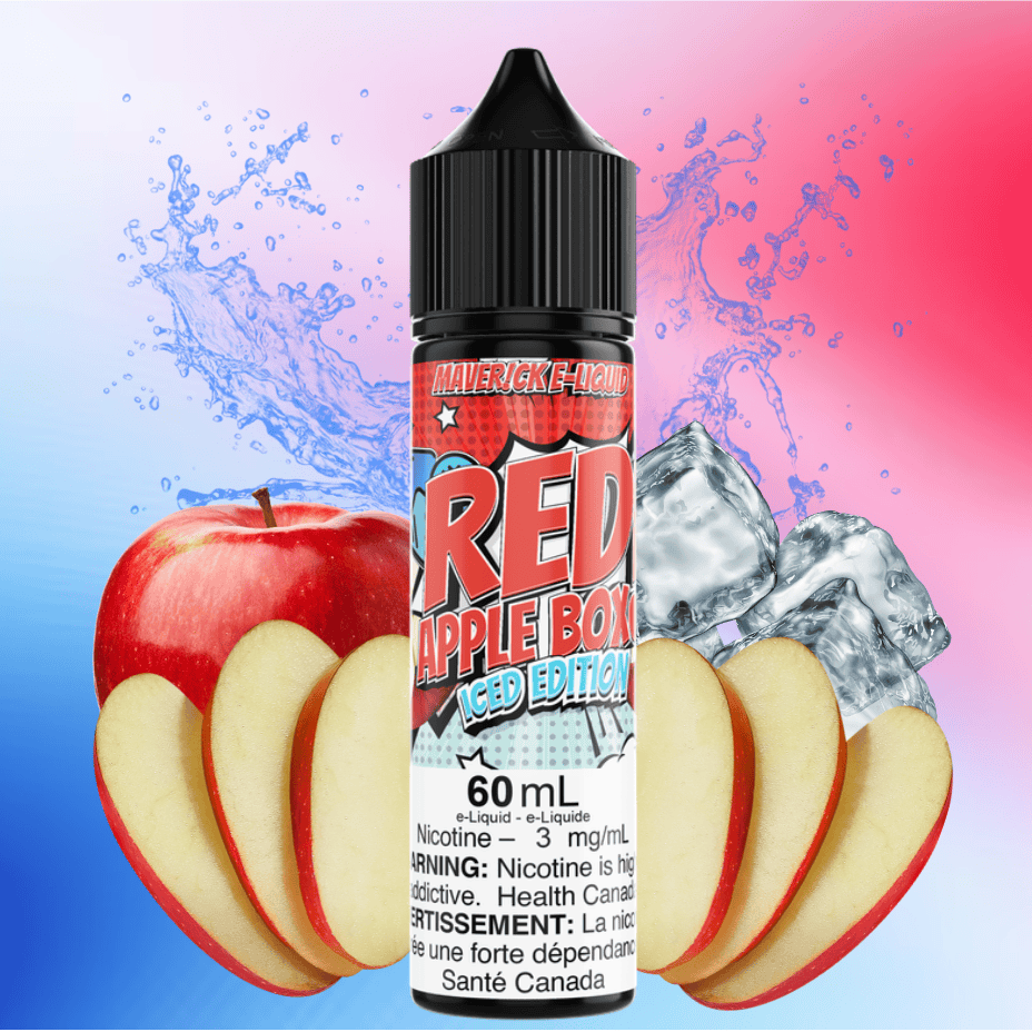 Red Apple Box Iced by Maverick E-Liquid