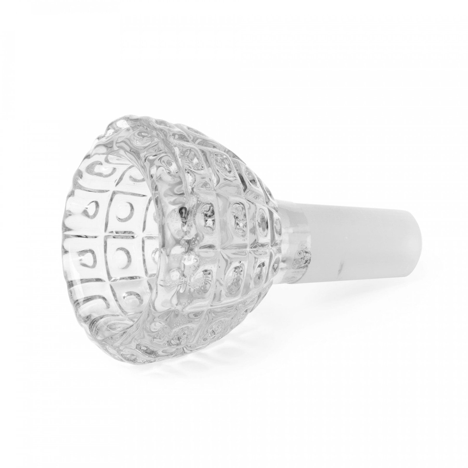 Red Eye Glass 14mm Dot Matrix Carved Bowl Pull-Out - Image 3