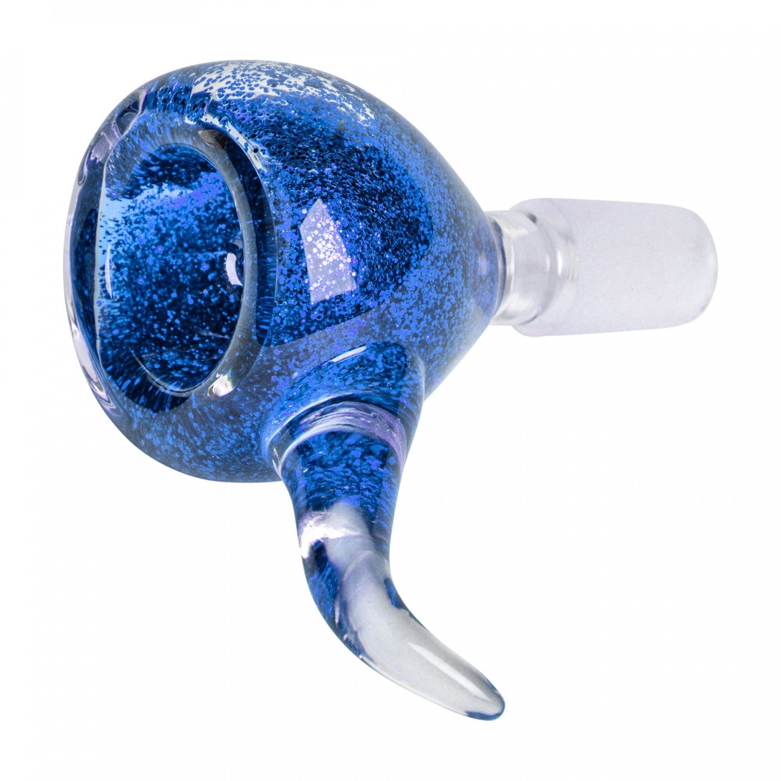 Red Eye Glass 14mm Sparkle Liquid Pull-Out Bowl