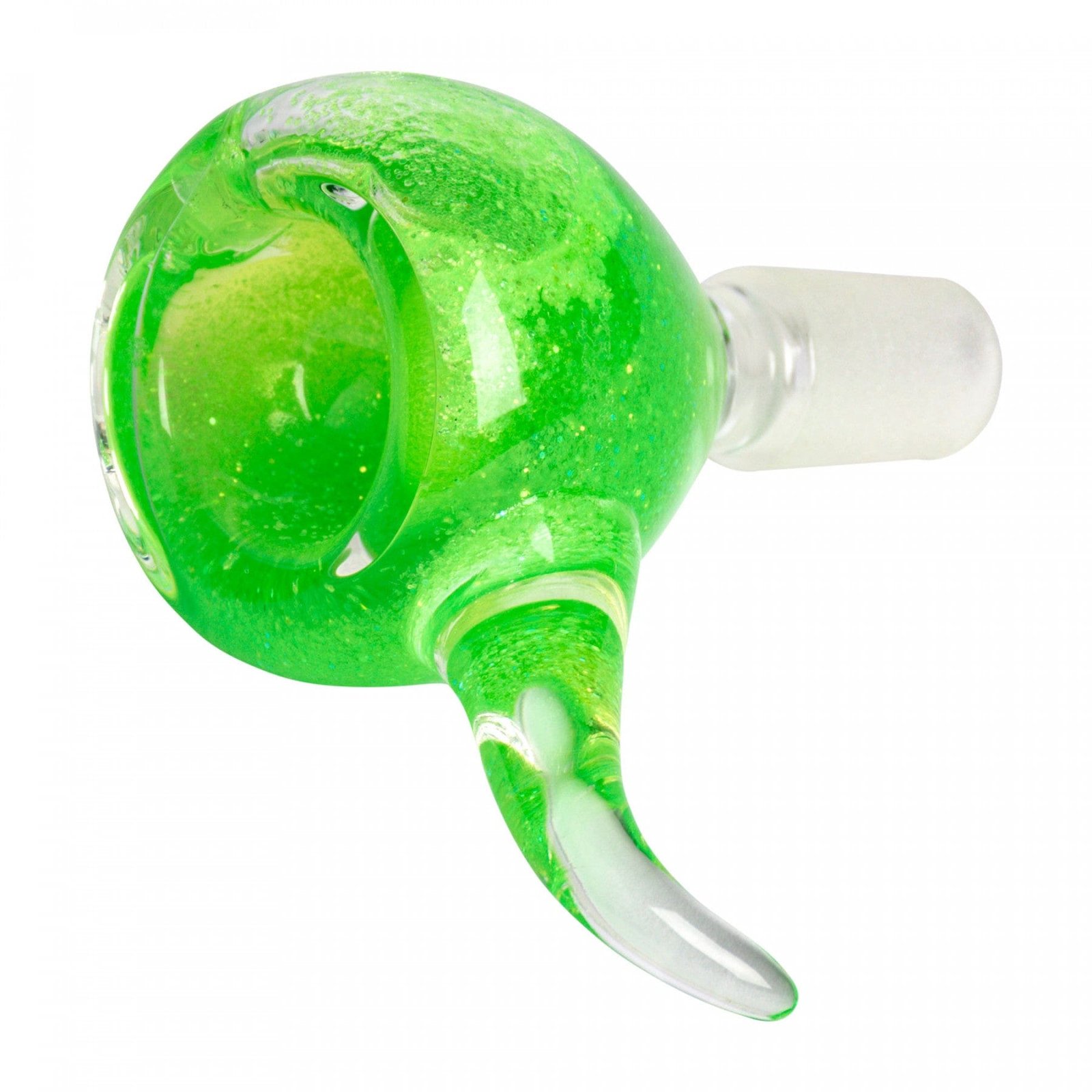 Red Eye Glass 14mm Sparkle Liquid Pull-Out Bowl - Image 4