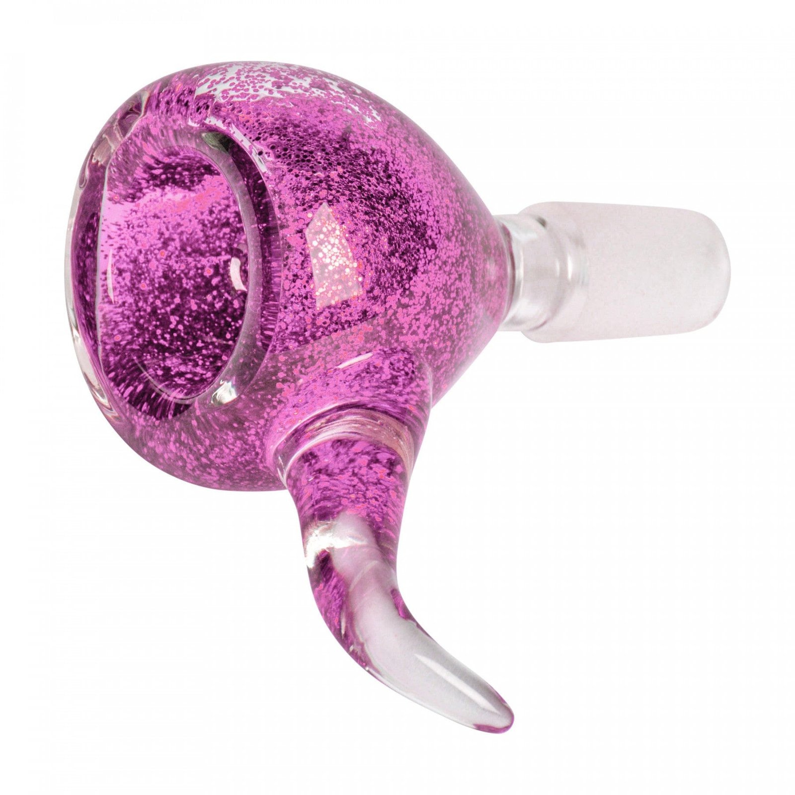 Red Eye Glass 14mm Sparkle Liquid Pull-Out Bowl - Image 2