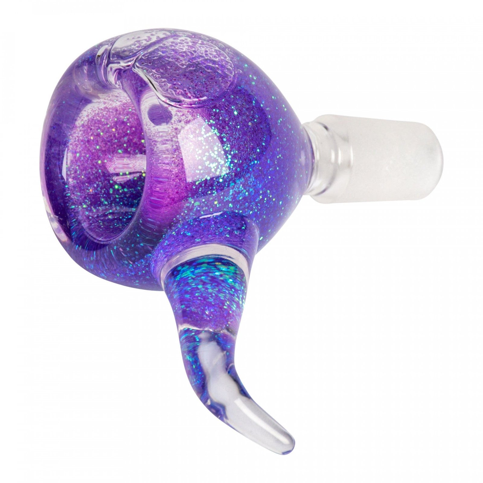 Red Eye Glass 14mm Sparkle Liquid Pull-Out Bowl - Image 3