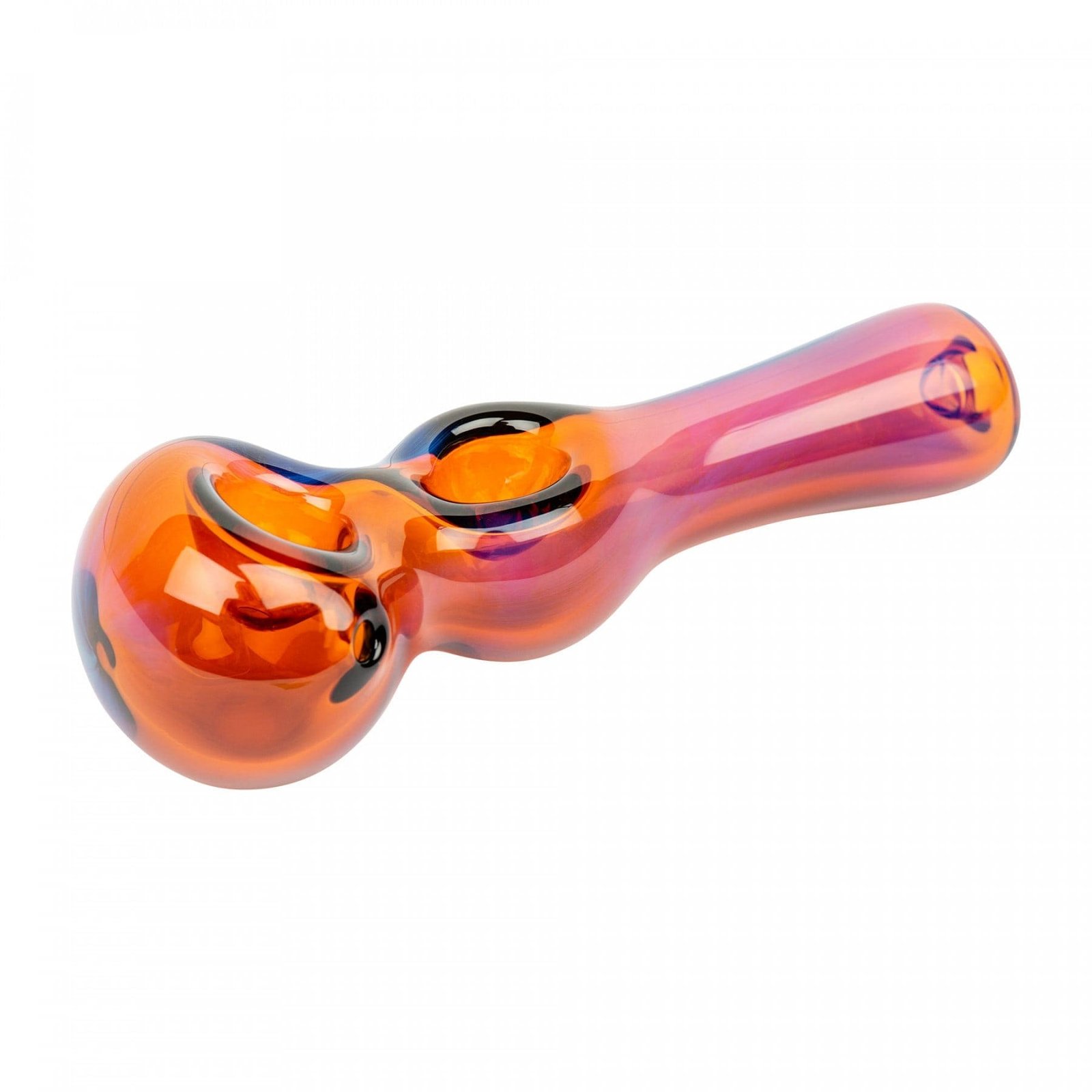 Red Eye Glass Twice Baked 4.5″ Hand Pipe - Image 3