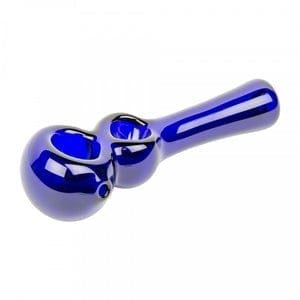 Red Eye Glass Twice Baked 4.5″ Hand Pipe - Image 5