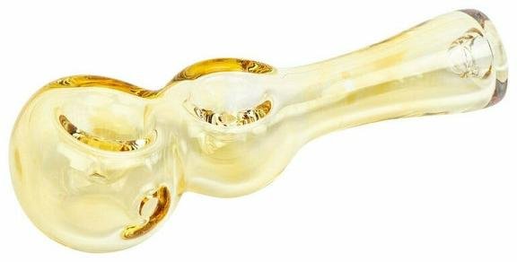 Red Eye Glass Twice Baked 4.5″ Hand Pipe - Image 2