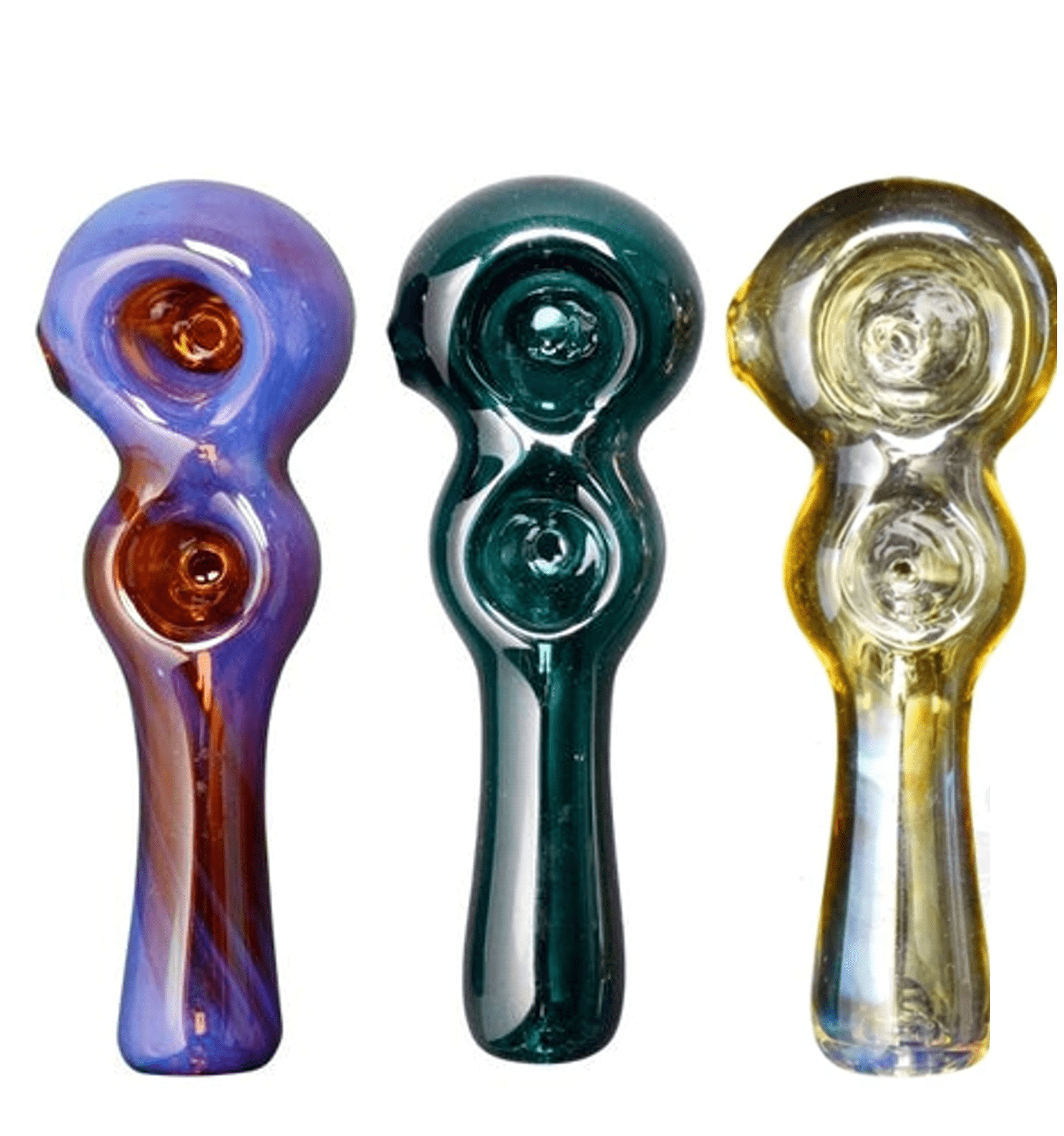 Red Eye Glass Twice Baked 4.5″ Hand Pipe