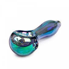 Red Eye Tek Metallic Terminator Finish Spoon Hand Pipe-4″ - Image 3