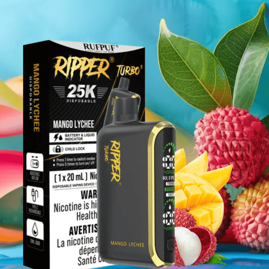 Rufpuf Ripper T3 Disposable Vape-Mango Lychee