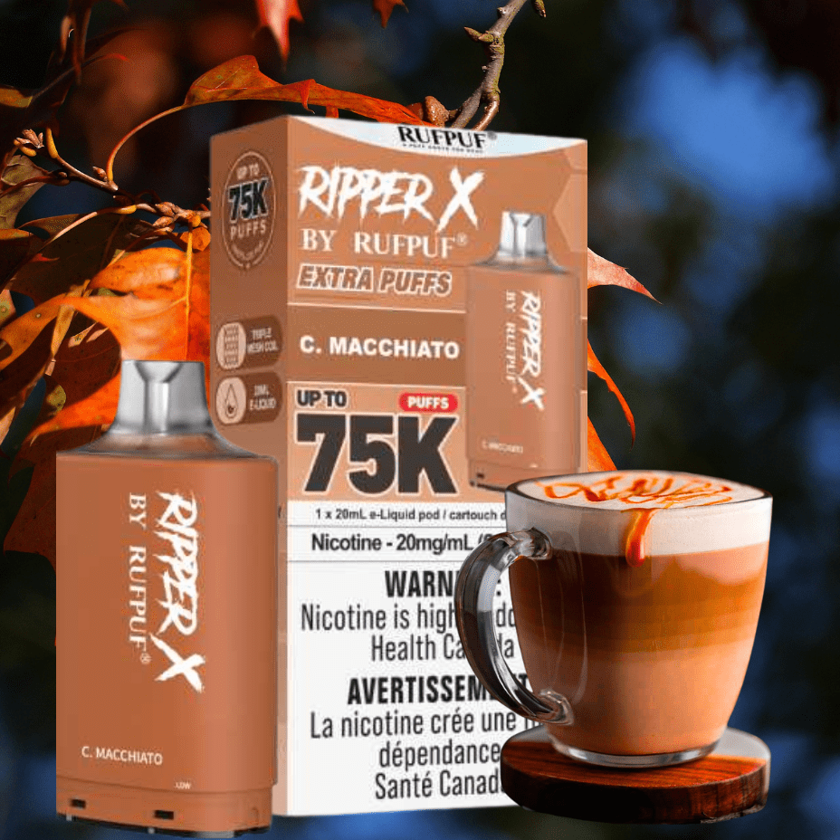 RufPuf Ripper X 75K Turbo Pod – Macchiato