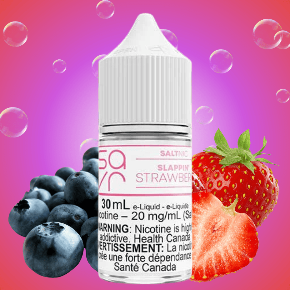 Slappin’ Strawberry Salt by Savr E-Liquid