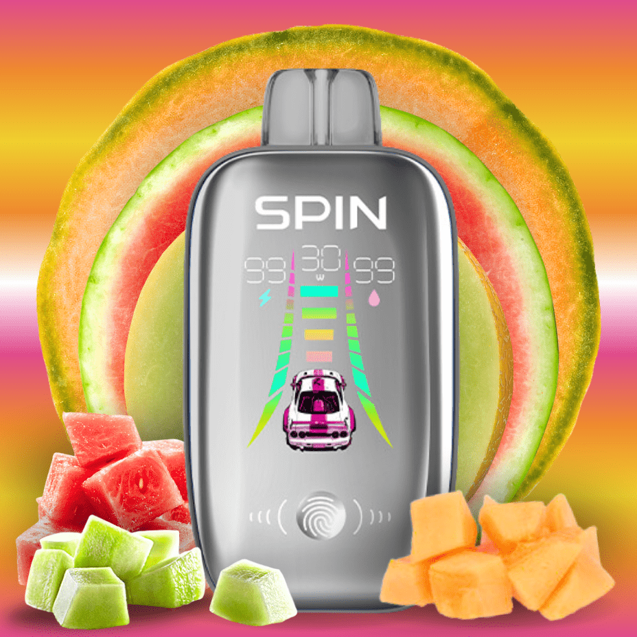Spin Ultra 40k Disposable Vape – Watermelon Honeydew Cantaloupe - Image 2