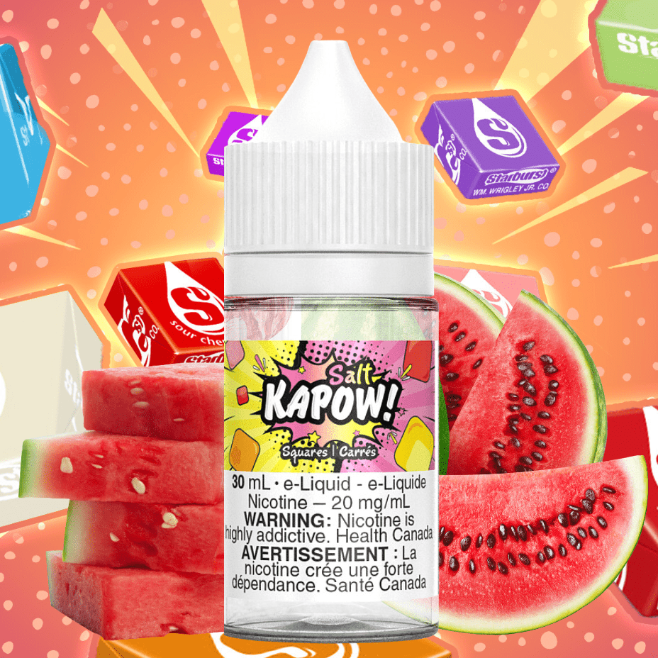 Squares Salt by Kapow E-Liquid - Image 3