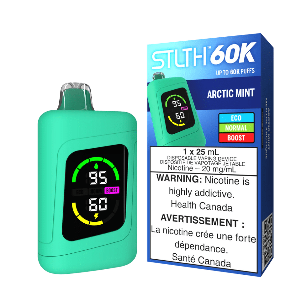 STLTH 60k Disposable Vape-Arctic Mint - Image 2