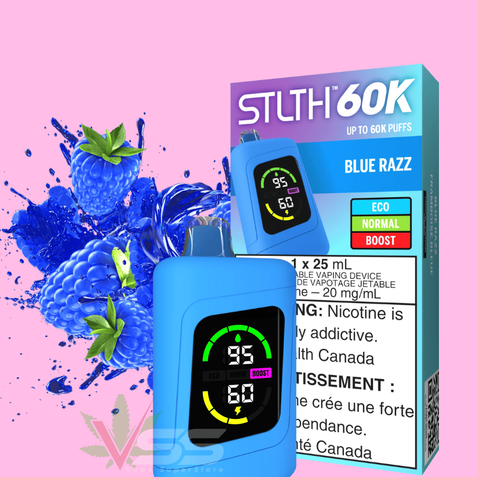 STLTH 60K Disposable Vape – Blue Razz