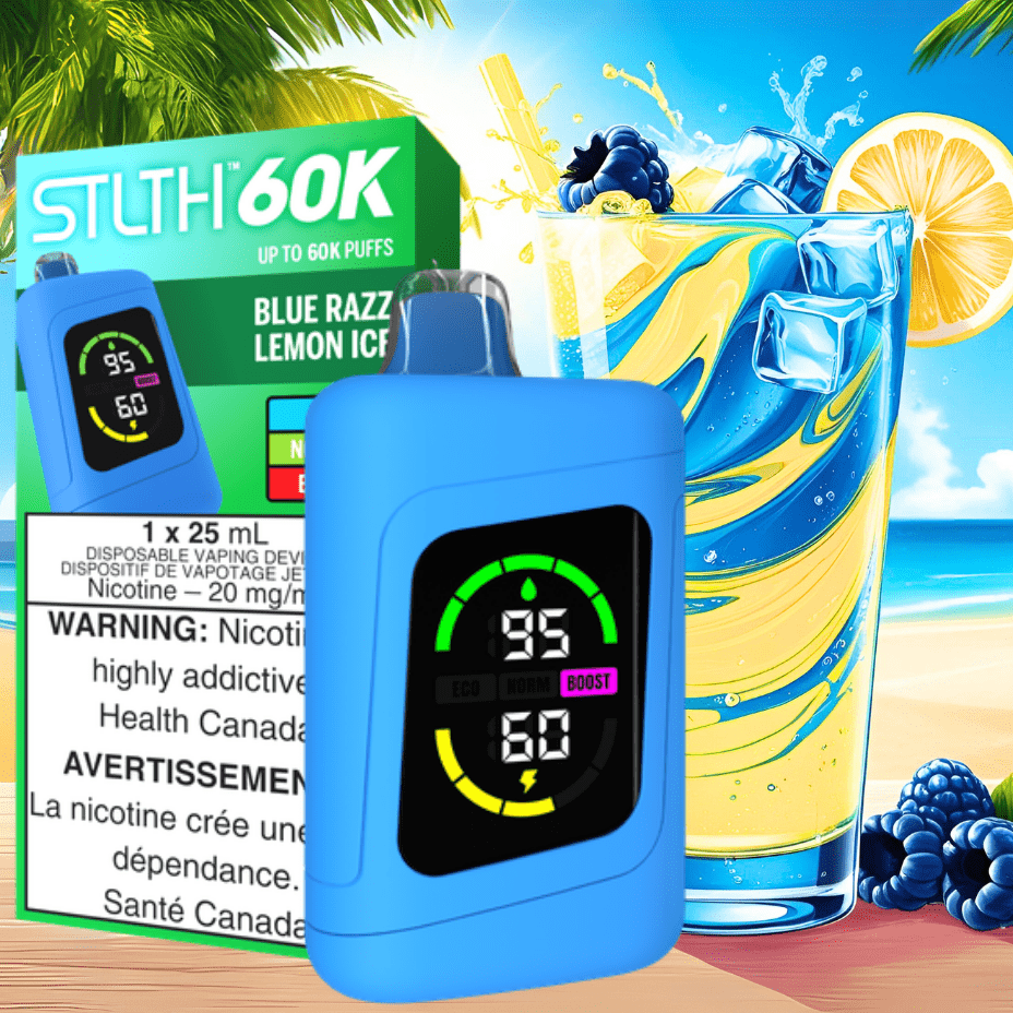 STLTH 60k Disposable Vape – Blue Razz Lemon Ice