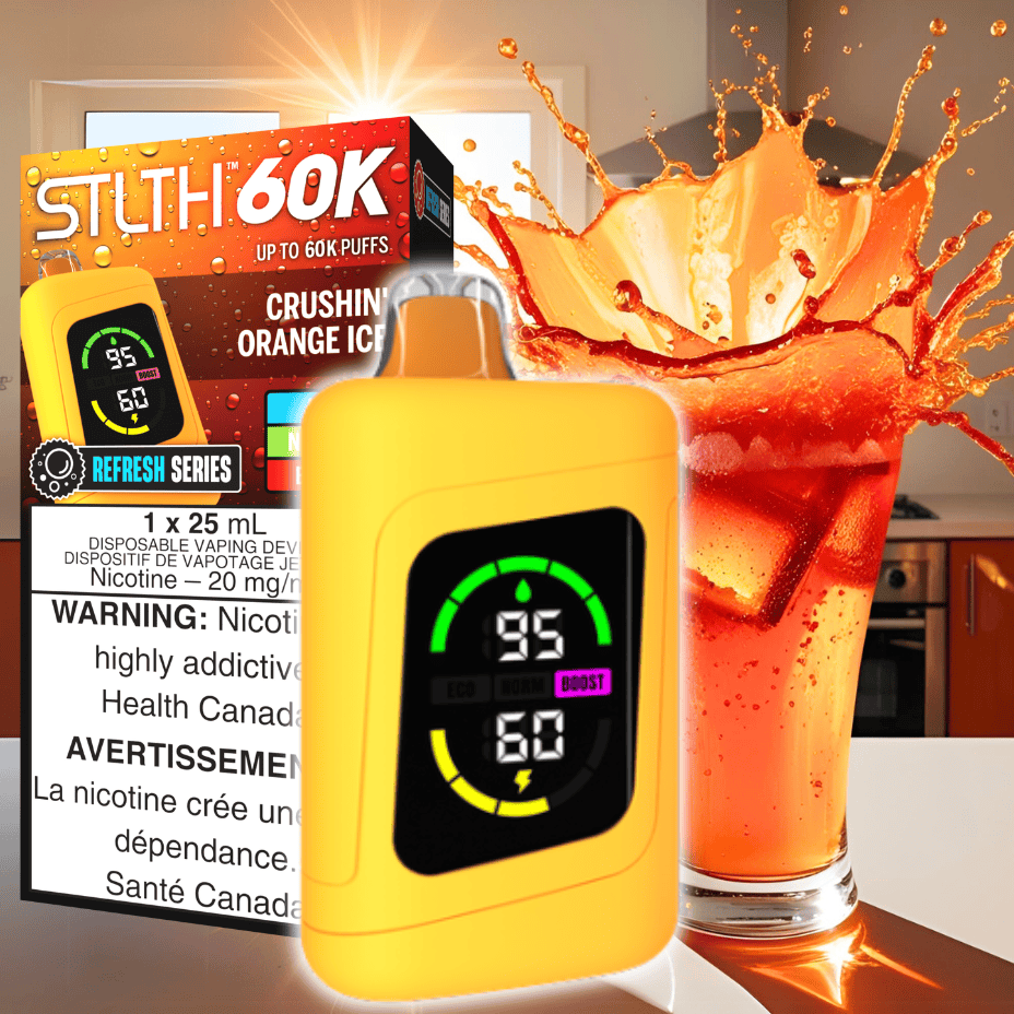 STLTH 60k Disposable Vape-Crushin’ Orange Ice