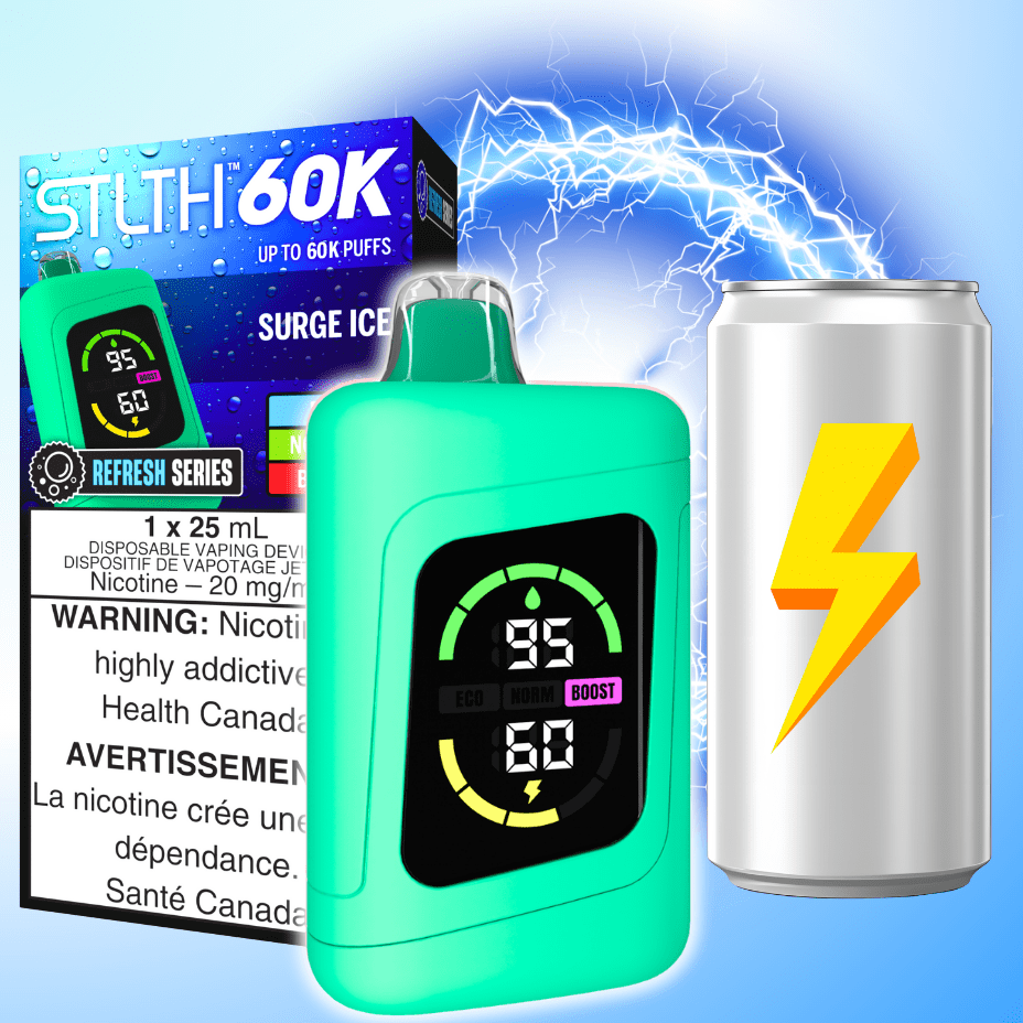STLTH 60K Disposable Vape REFRESH-Surge Ice
