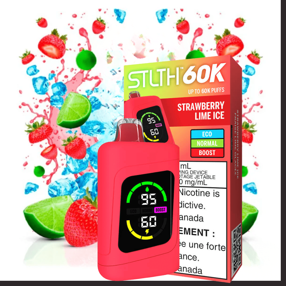 STLTH 60K Disposable Vape – Strawberry Lime Ice