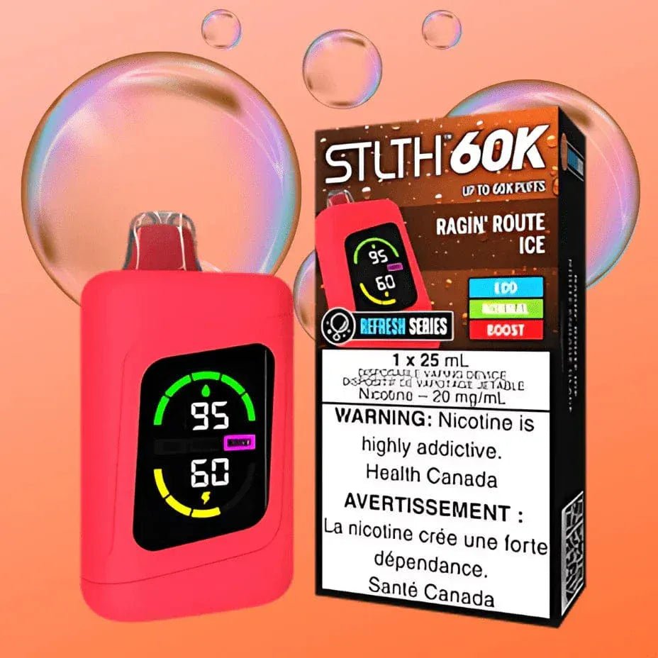 Stlth 60k Refresh Series Disposable Vape – Ragin Root Ice