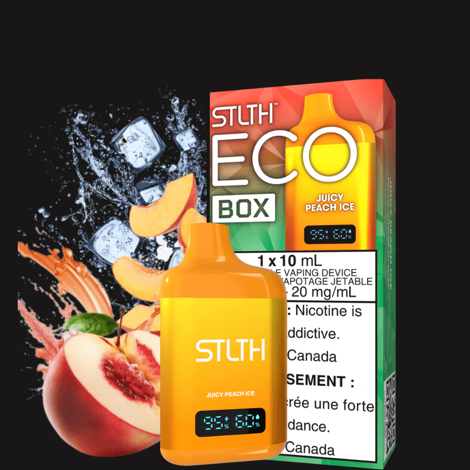 STLTH Eco Box Disposable Vape – Juicy Peach Ice