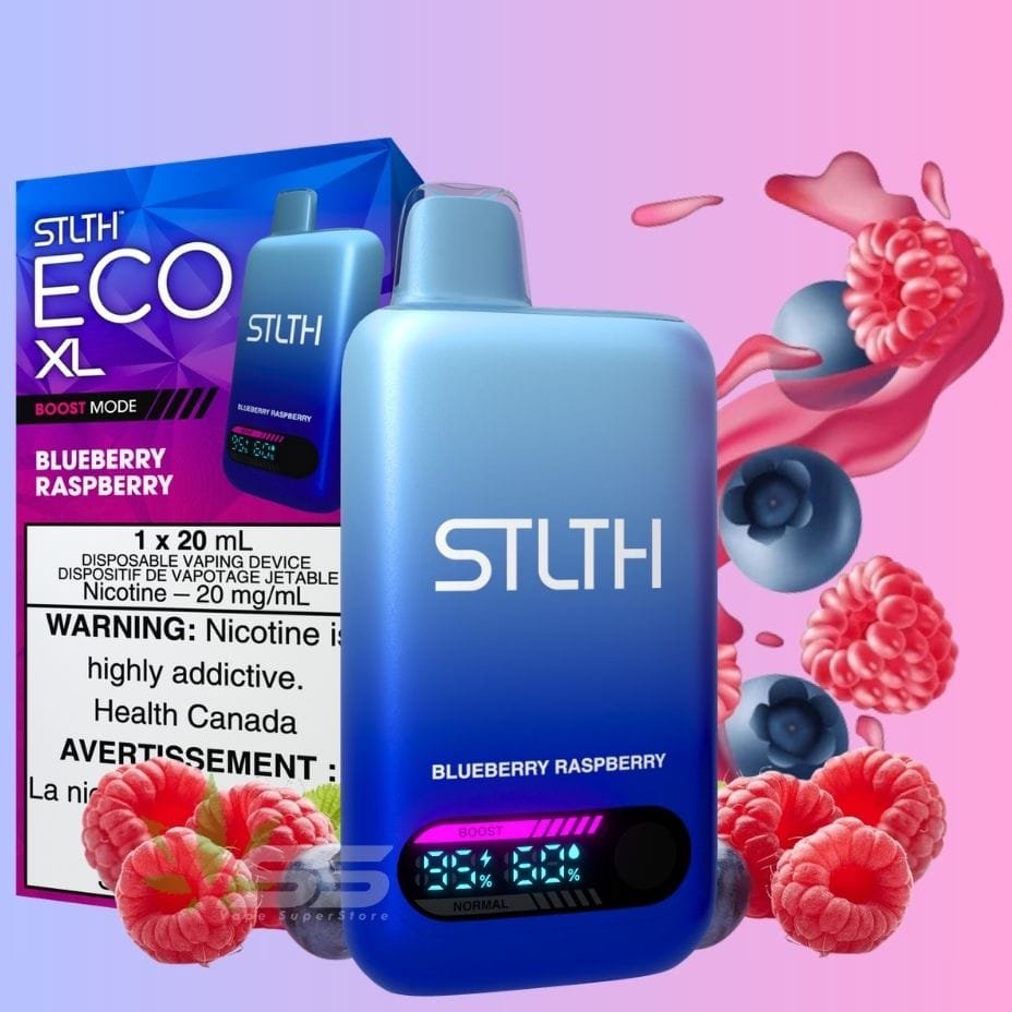 STLTH Eco XL Disposable Vape – Blueberry Raspberry