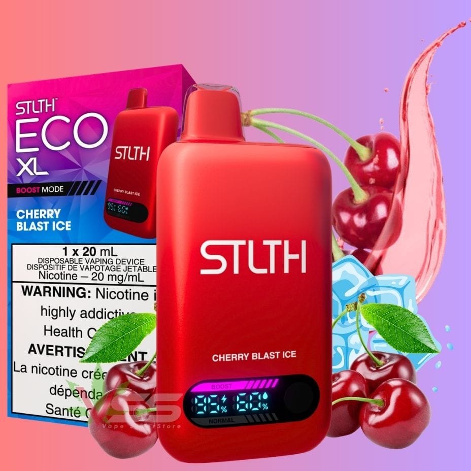 STLTH Eco XL Disposable Vape – Cherry Blast Ice