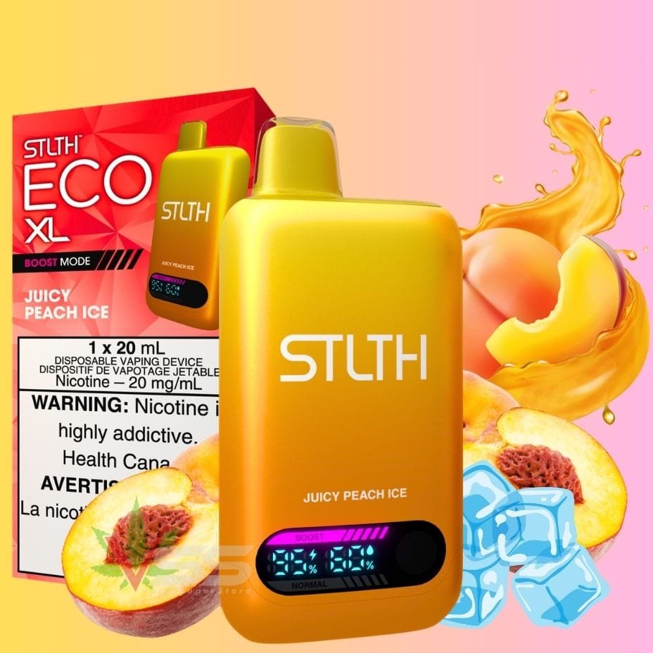 STLTH Eco XL Disposable Vape – Juicy Peach Ice