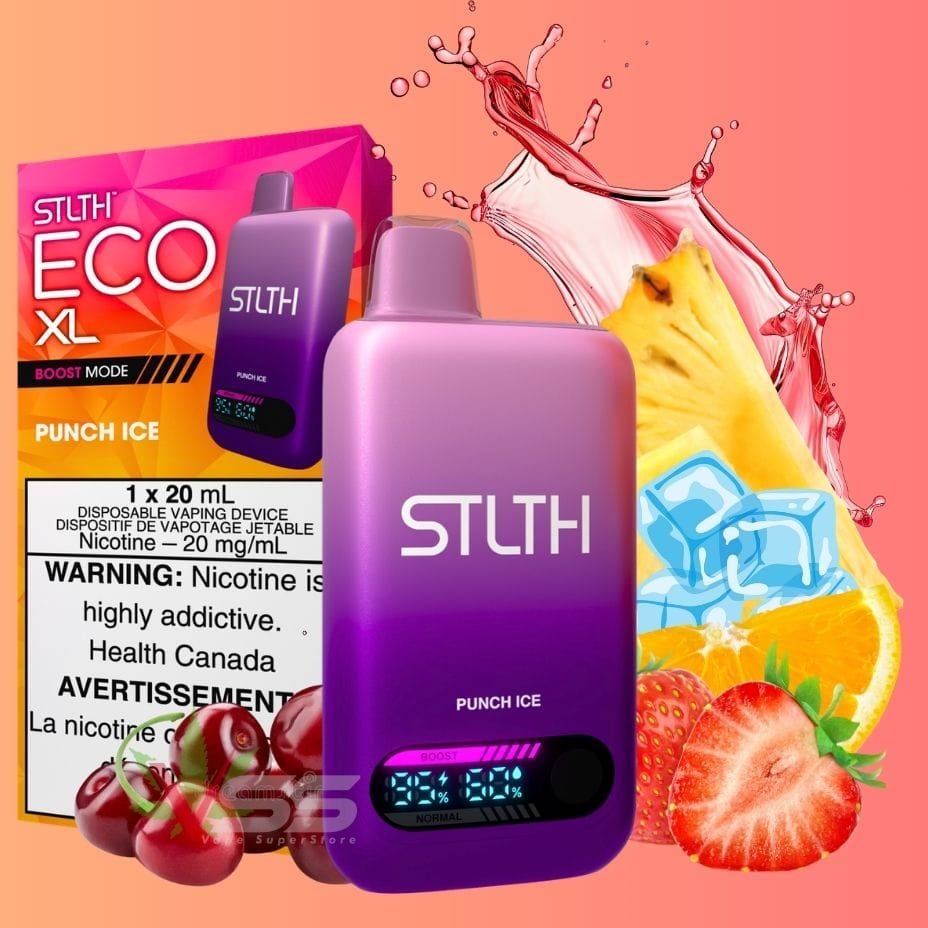 STLTH Eco XL Disposable Vape – Punch Ice